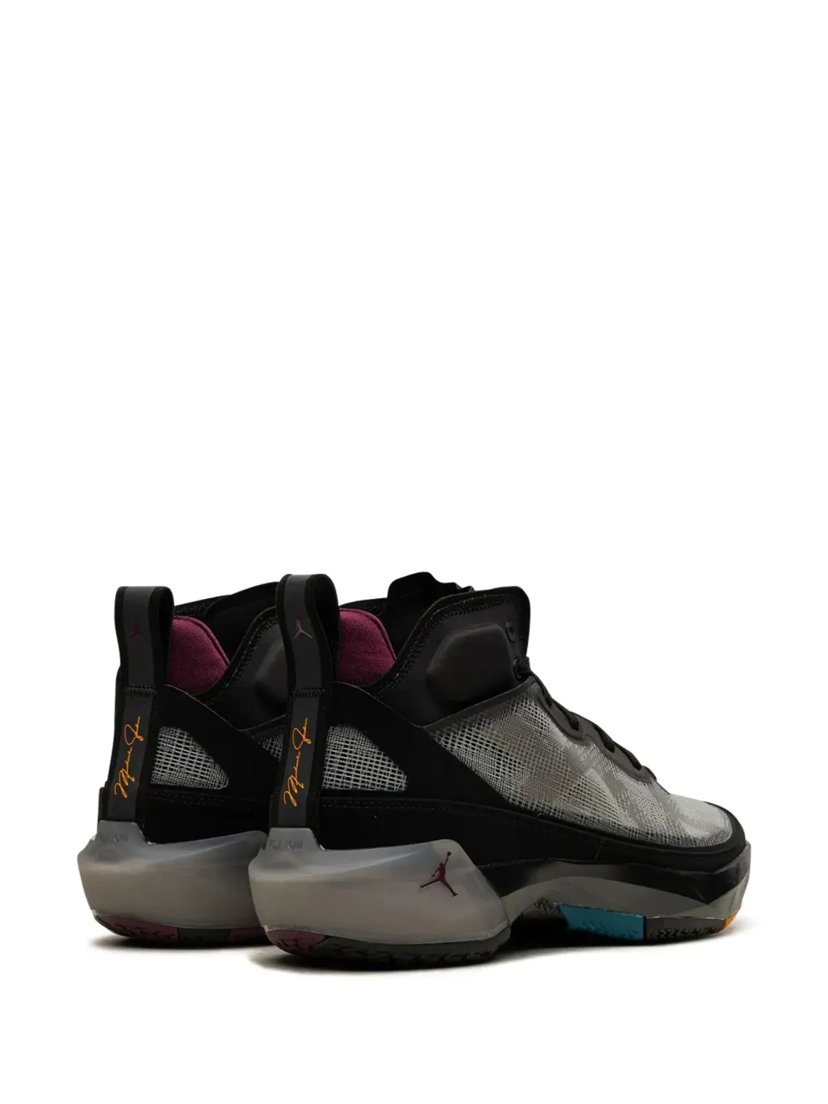 Jordan XXXVII ボルドー スニーカー ブラック - 画像3