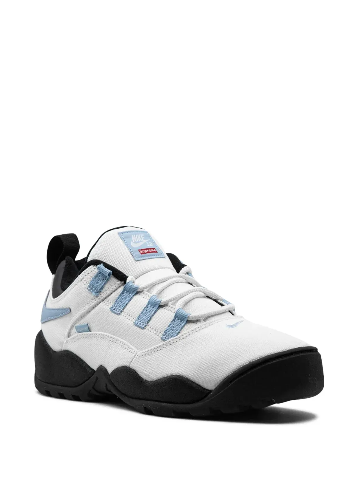 Nike x Supreme SB Darwin Low \"Sail\" スニーカー ホワイト - 画像2