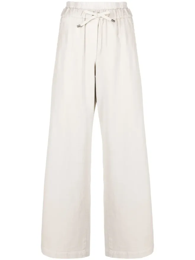 Brunello Cucinelli Brunello Cucinelli ストレートレッグ ドローストリングパンツの商品画像