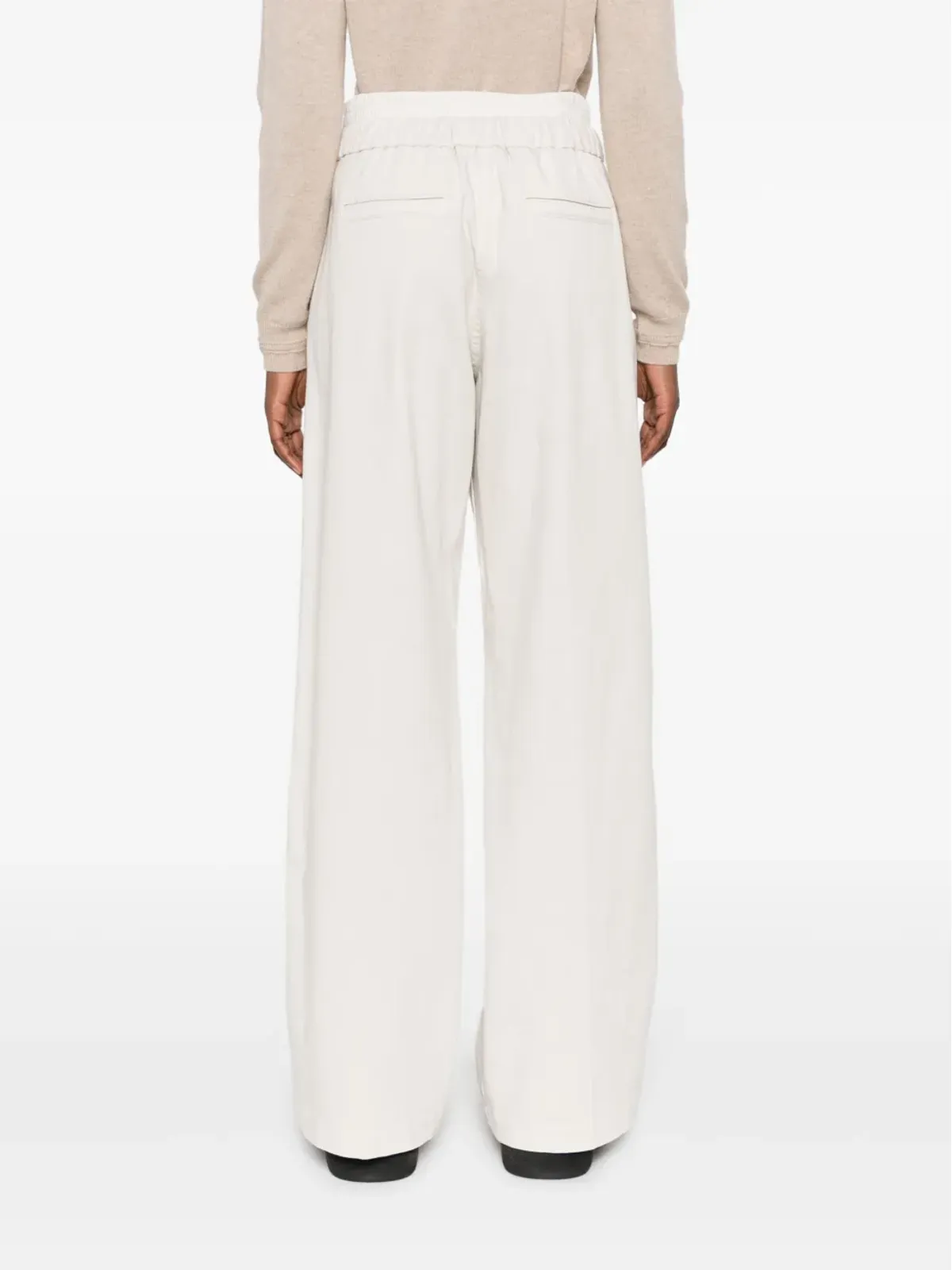 Brunello Cucinelli ストレートレッグ ドローストリングパンツ - 画像4