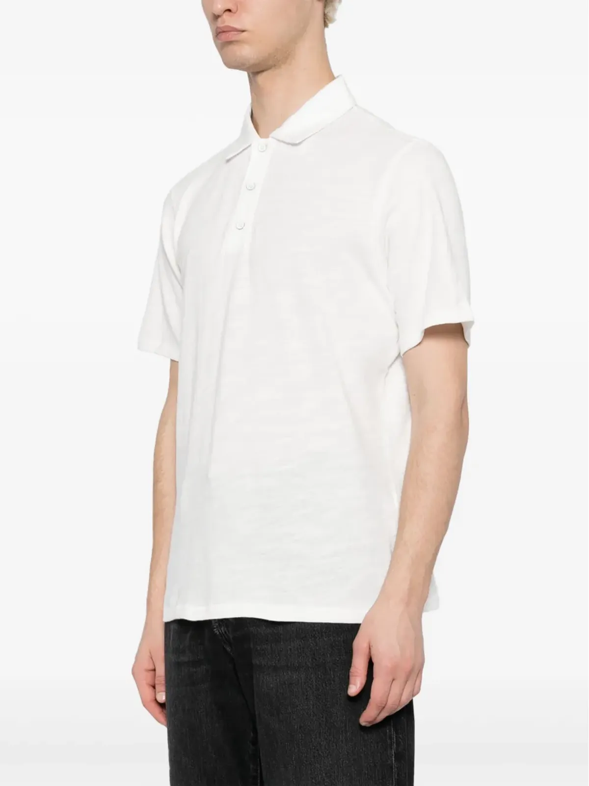 rag & bone クラシックフレーム コットンポロシャツ - 画像3