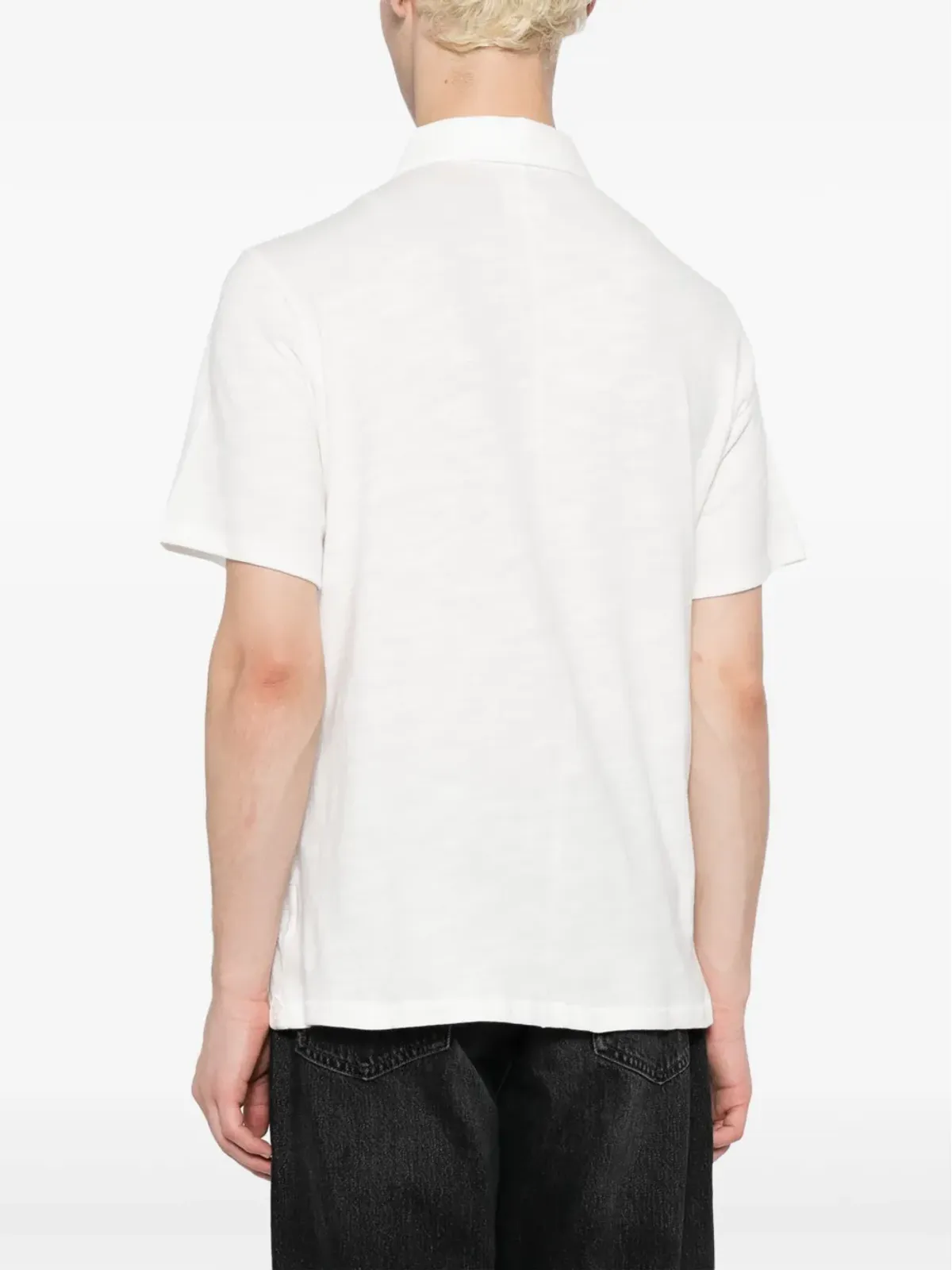 rag & bone クラシックフレーム コットンポロシャツ - 画像4
