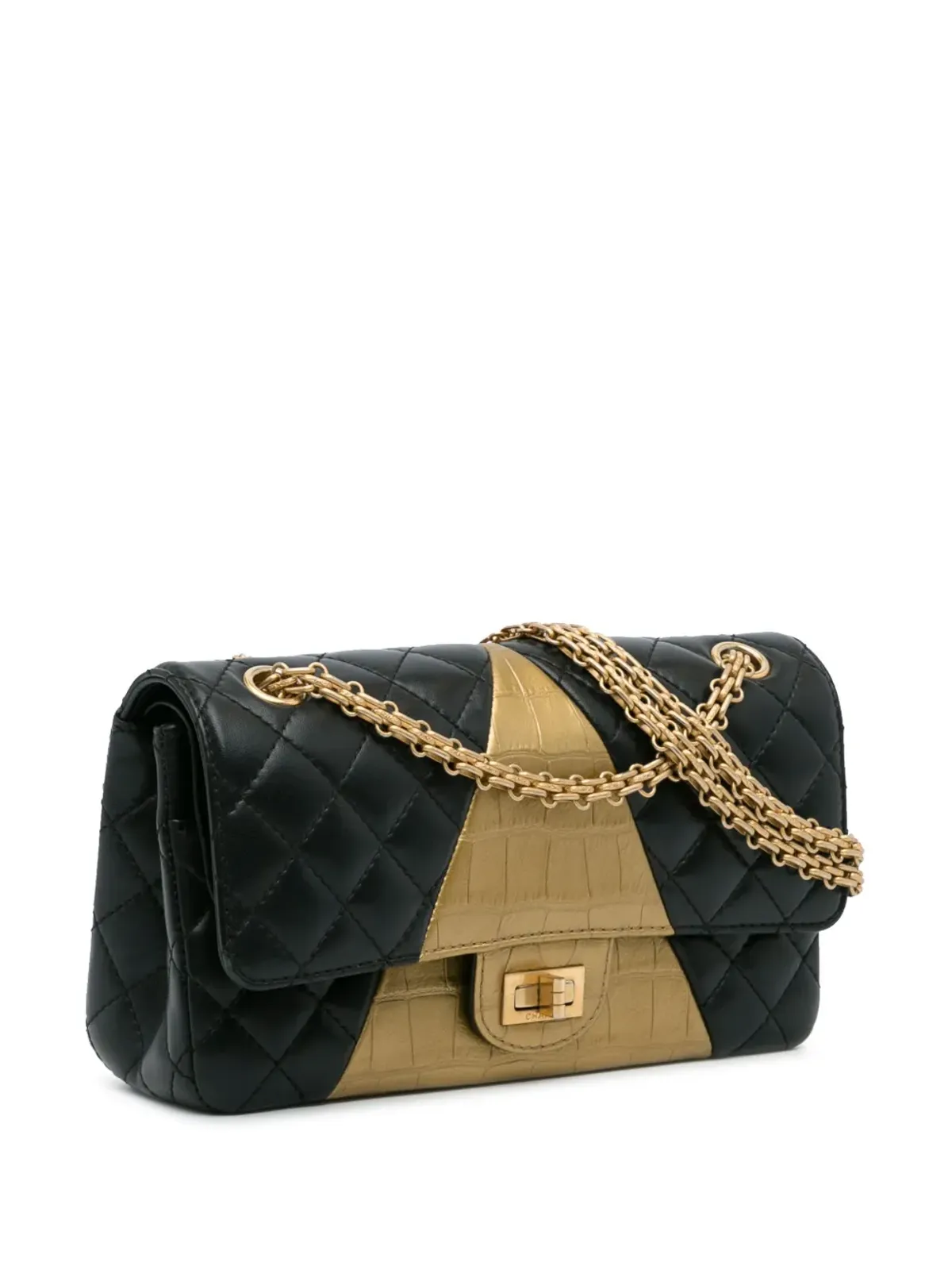 CHANEL ビンテージ 2019年製 2.55リイシュー ショルダーバッグ ブラック - 画像3