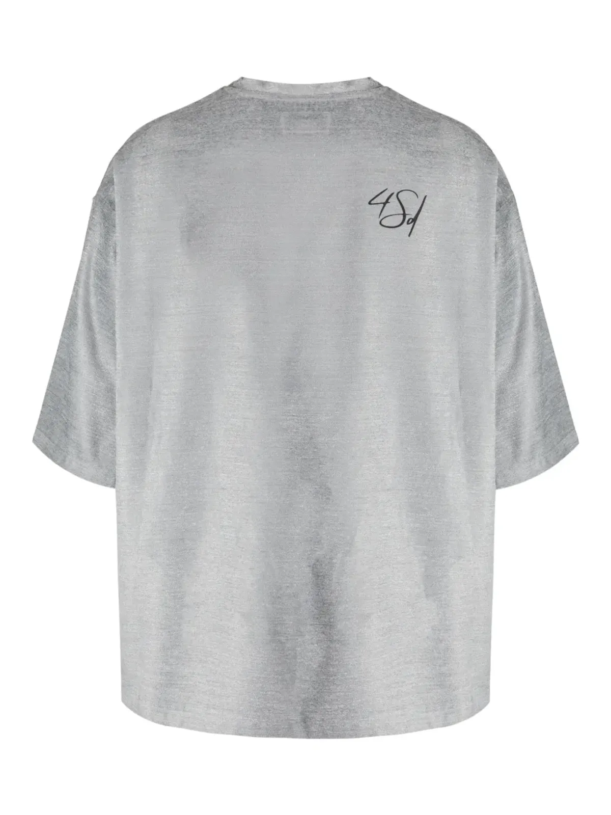 4SDESIGNS グラフィックプリント ドロップショルダーTシャツ - 画像2