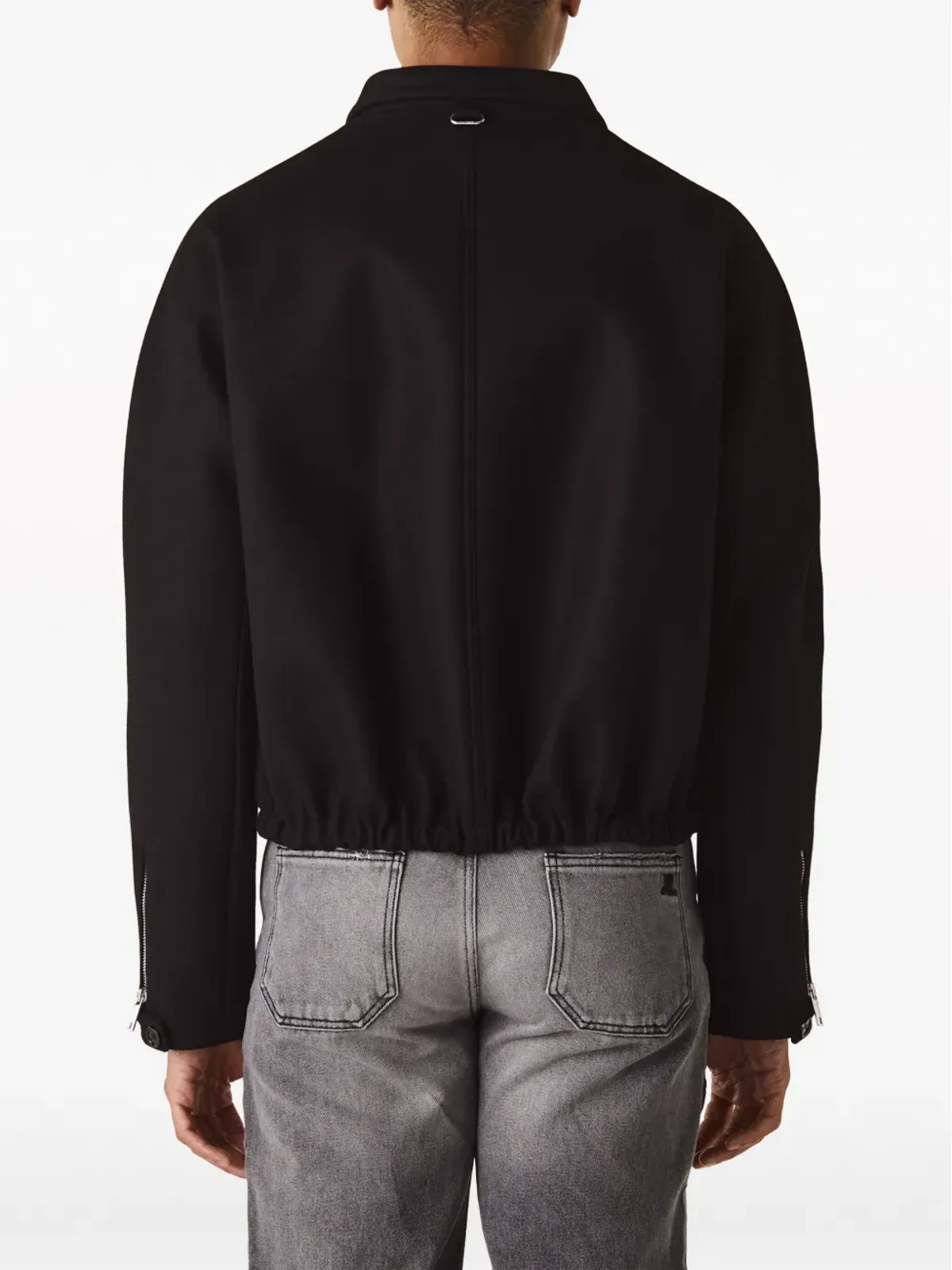 Courrèges ロゴパッチ ウールジャケット - 画像3