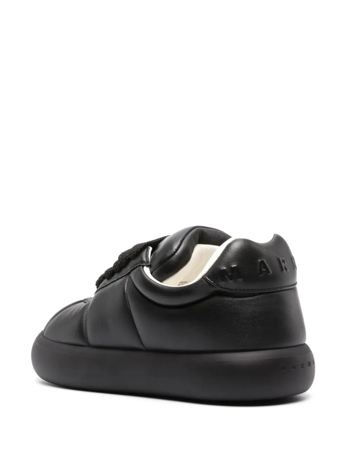 Marni BigFoot 2.0 パッド入りレザー スニーカー - ブラック - 画像3