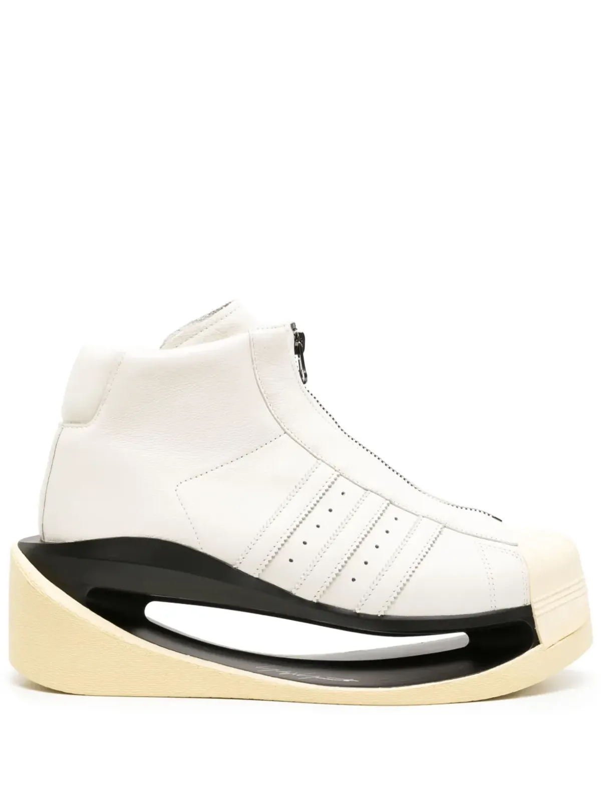 Y-3 ゲンド プロ カットアウト ブーツ - ホワイト - 画像1