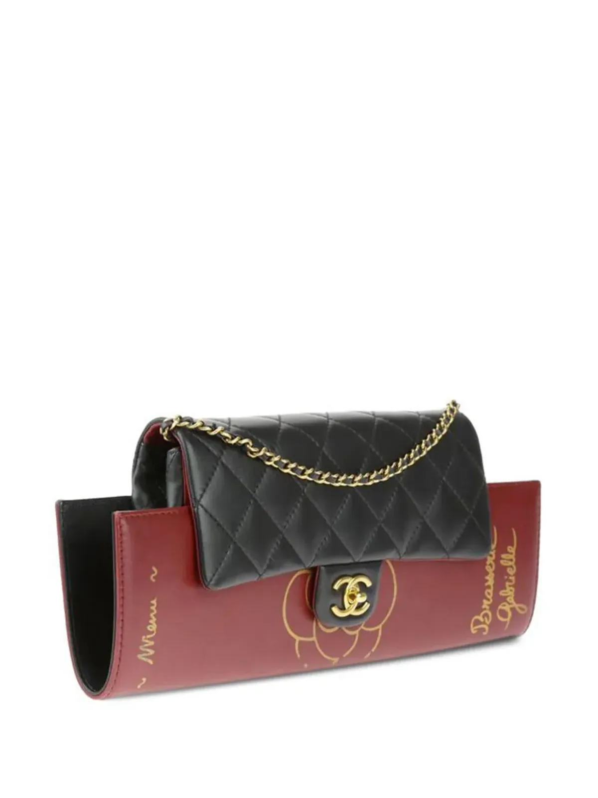 CHANEL ビンテージ Gabrielle Brasserie ショルダーバッグ - レッド - 画像3