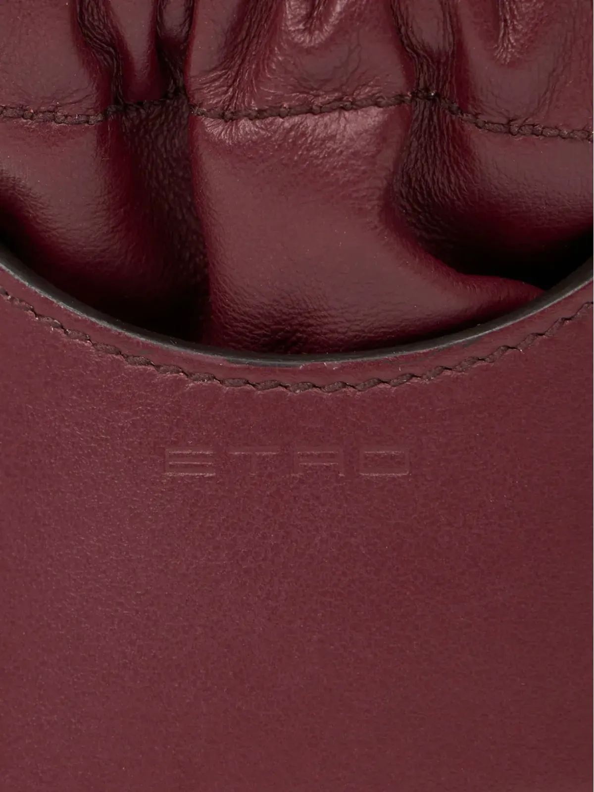 ETRO Saturno ロゴ刻印キーホルダー - レッド - 画像3