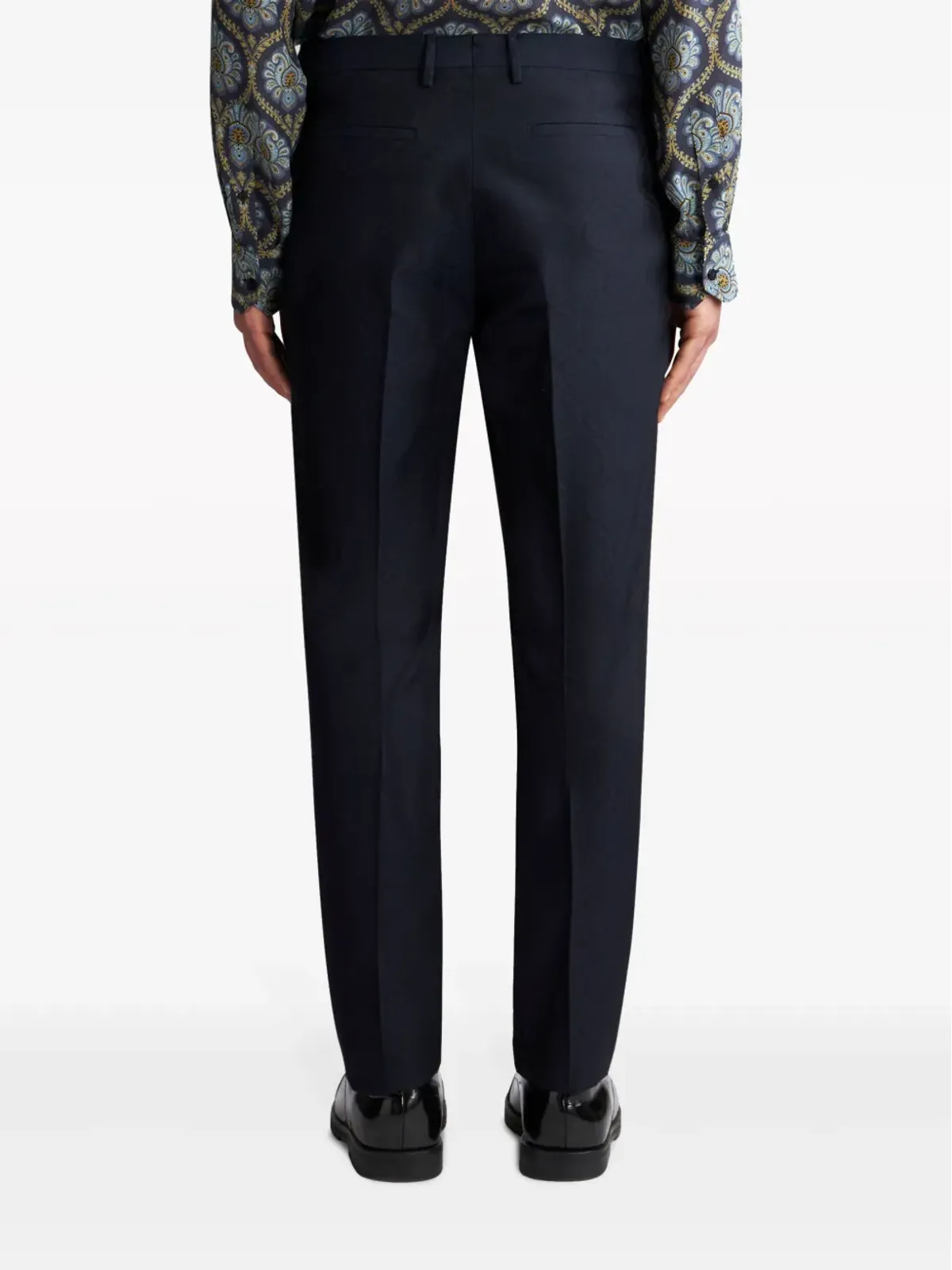 ETRO ジャカード テーパードパンツ - ブラック - 画像3