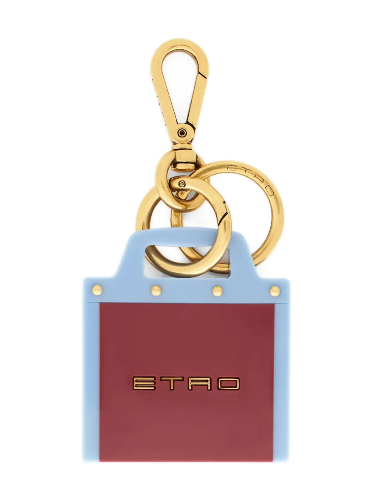 ETRO Love Trotter Pegasoモチーフ キーリング - レッド - 画像2