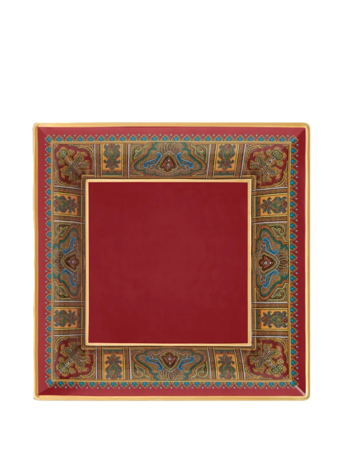 ETRO HOME グラフィックプリント磁器トレイ（レッド） - 画像2