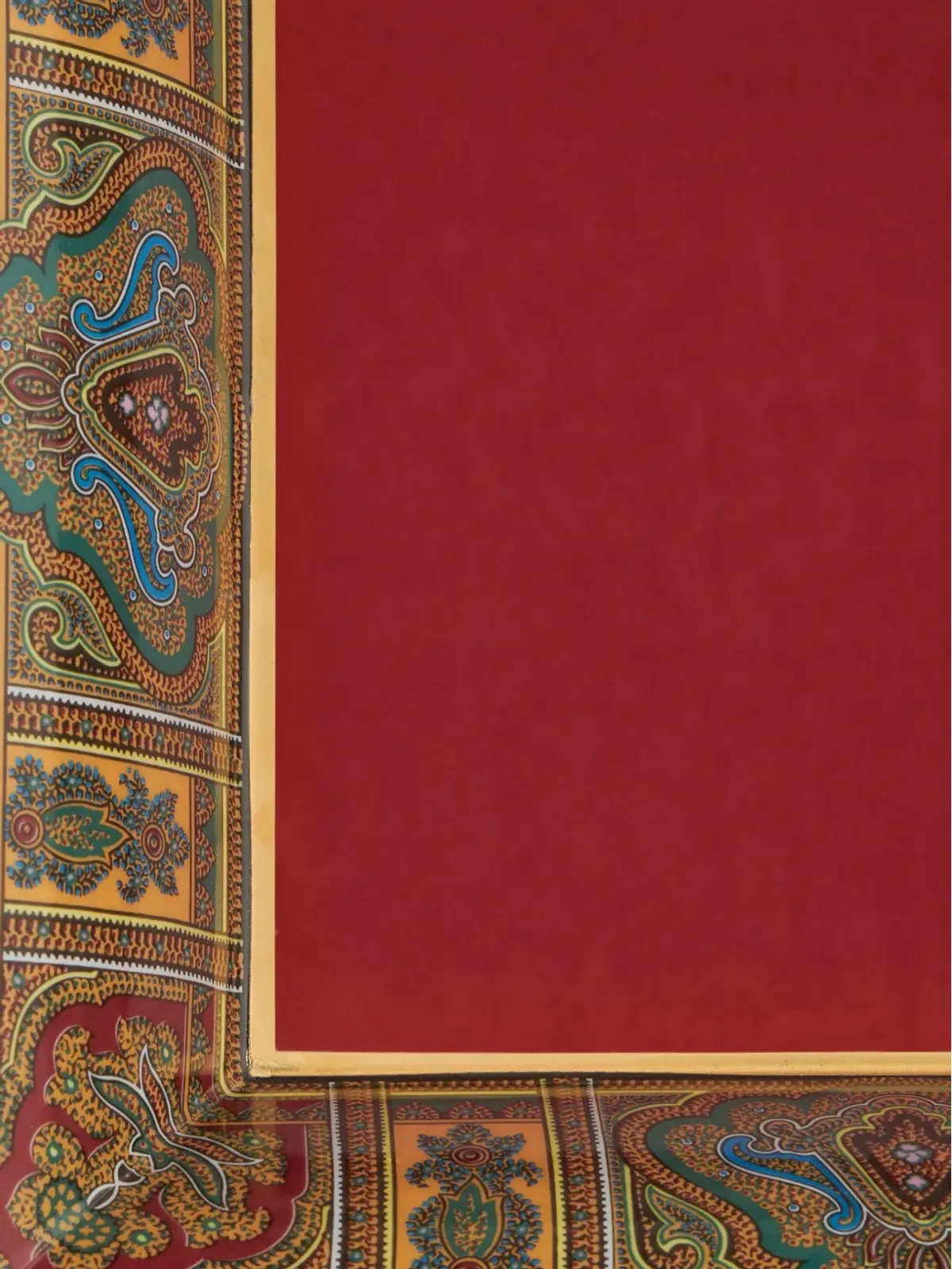 ETRO HOME グラフィックプリント磁器トレイ（レッド） - 画像3