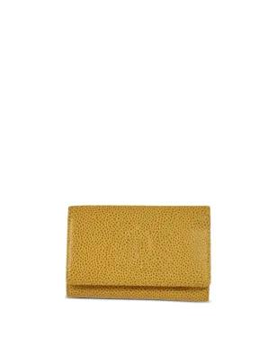 CHANEL ビンテージ 2002 CCキャビアレザー キーケース - イエロー - サムネイル1