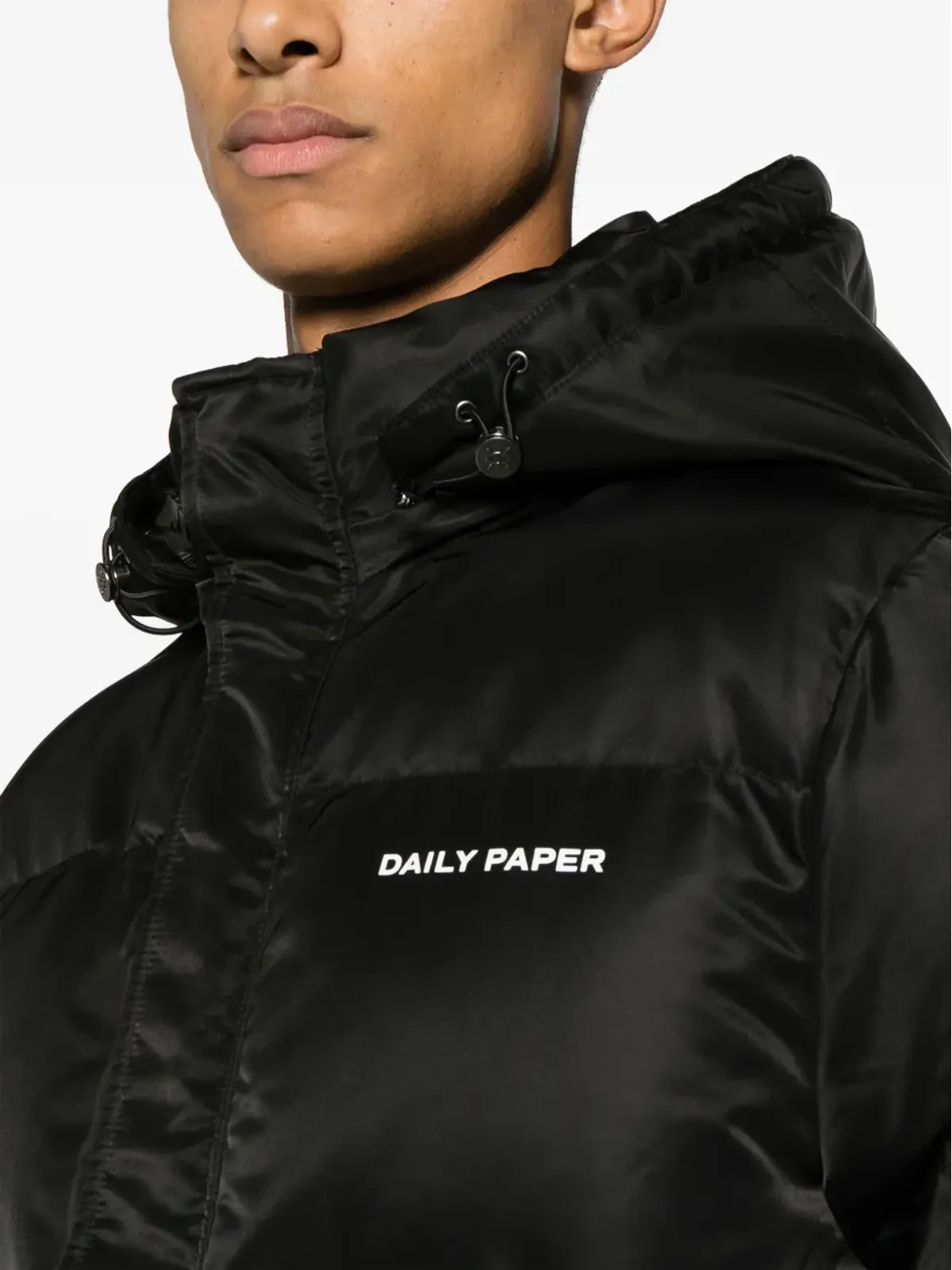Daily Paper ロゴプリント フード付きパファージャケット - 画像5