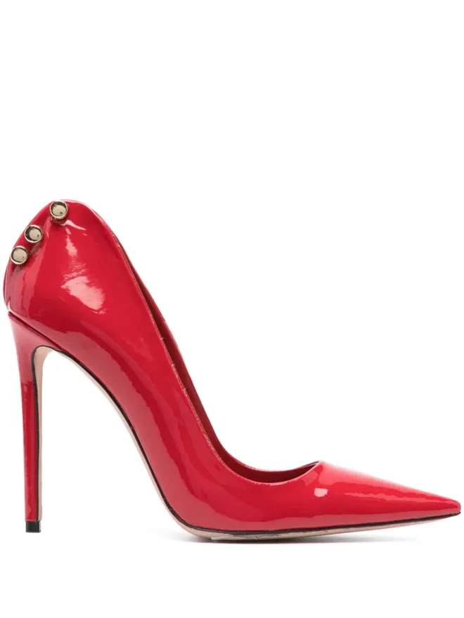 HARDOT HARDOT Supreme studded pumps - Redの商品画像