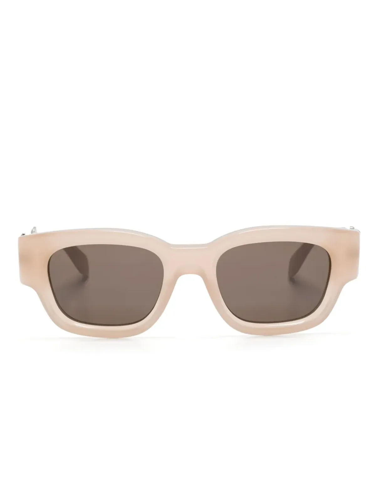 Palm Angels Eyewear ロゴプレート付きスクエアフレーム サングラス - 画像1