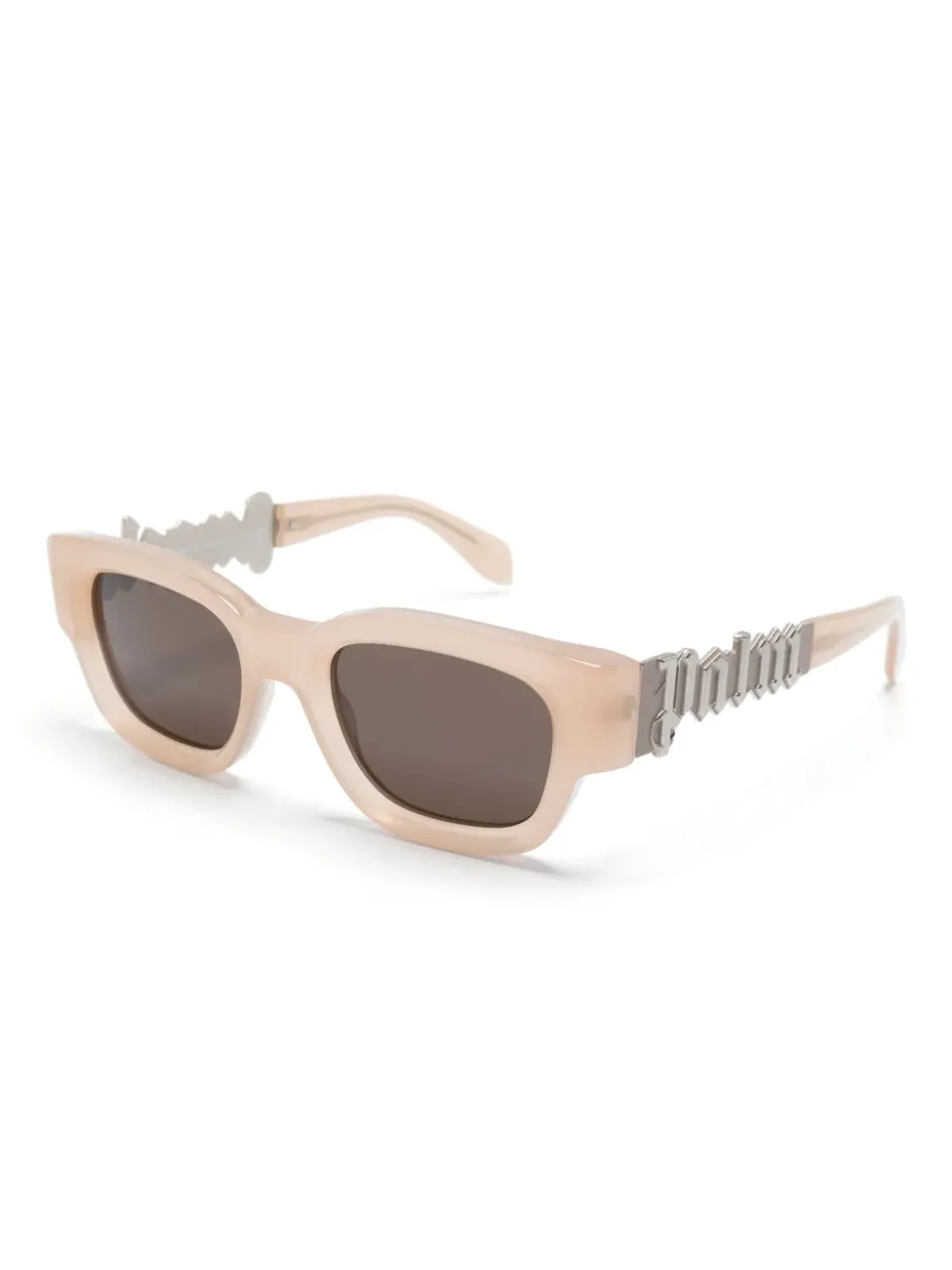 Palm Angels Eyewear ロゴプレート付きスクエアフレーム サングラス - 画像2