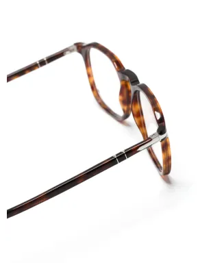 Persol べっ甲柄 矩形フレーム眼鏡 - サムネイル3