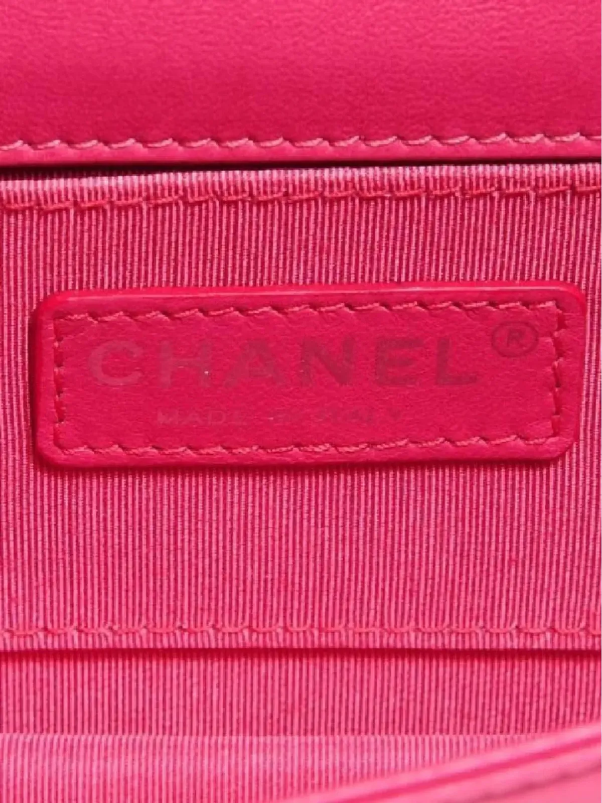 CHANEL ビンテージ 2014 ボーイ ブリック レゴ ショルダーバッグ - ピンク - 画像3