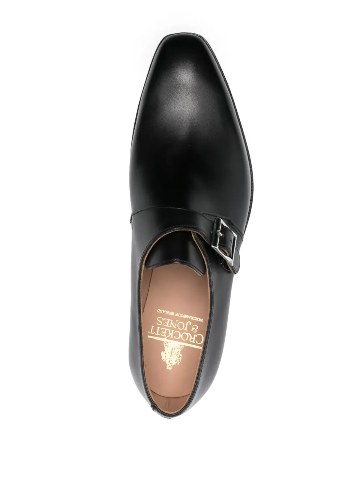 Crockett & Jones モンクトン レザー モンクシューズ - 画像4