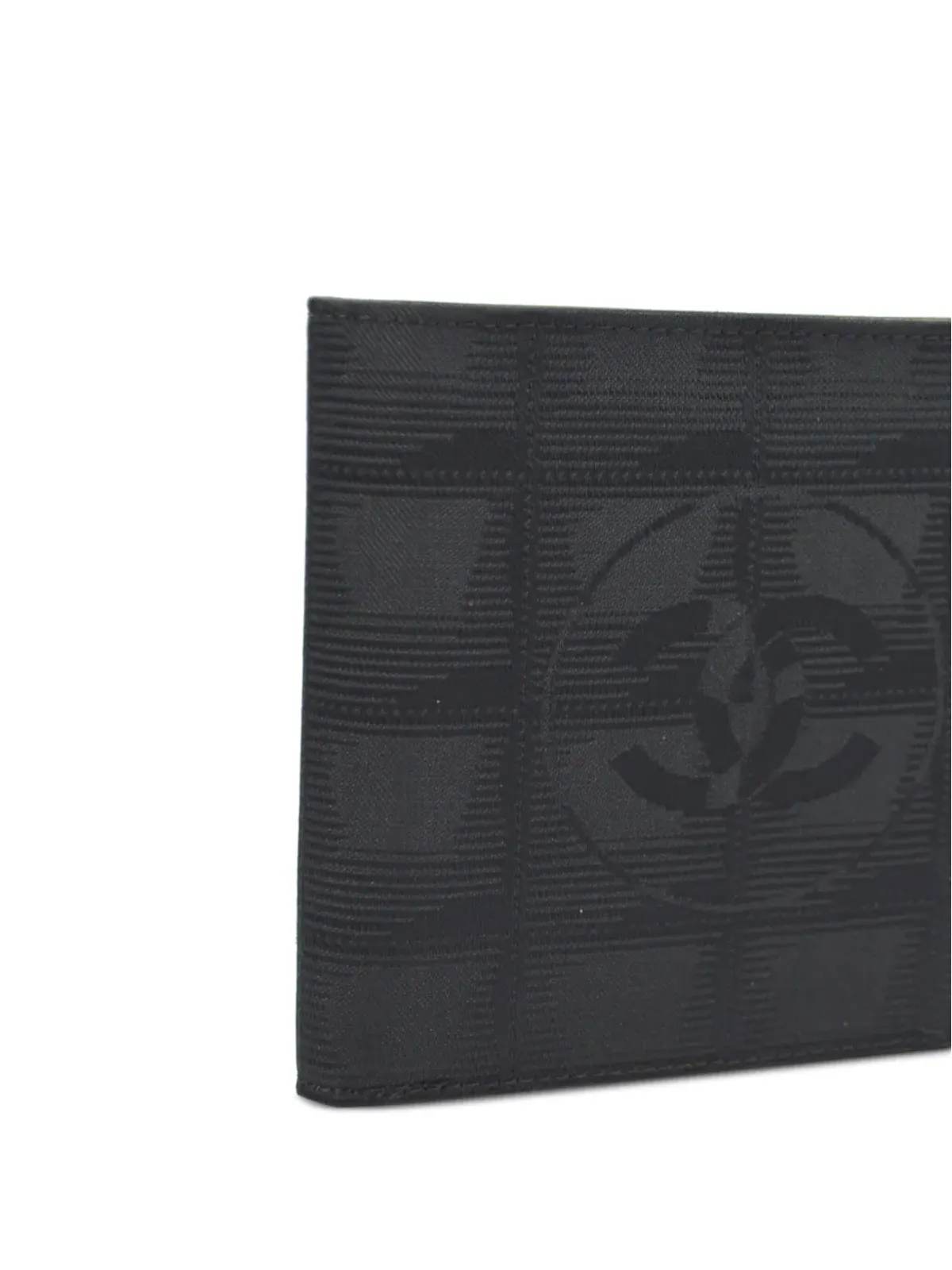 CHANEL ビンテージ 2000 Travel Line Choco Bar ウォレット - ブラック - 画像3