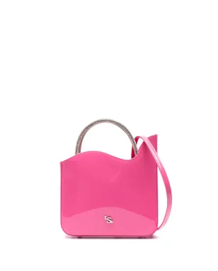 Le Silla Ivy patent-leather tote bag - Pink - サムネイル1