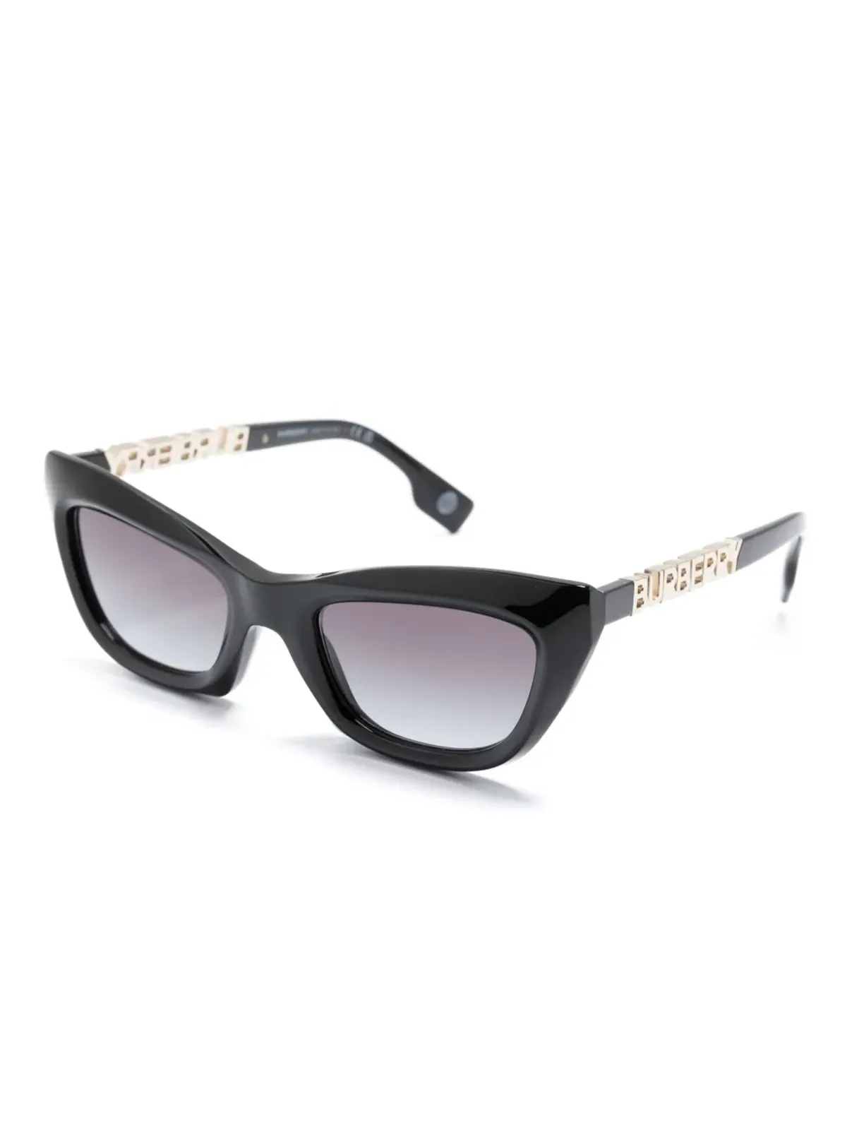 Burberry Eyewear ロゴプレート付きキャットアイフレームサングラス - 画像2