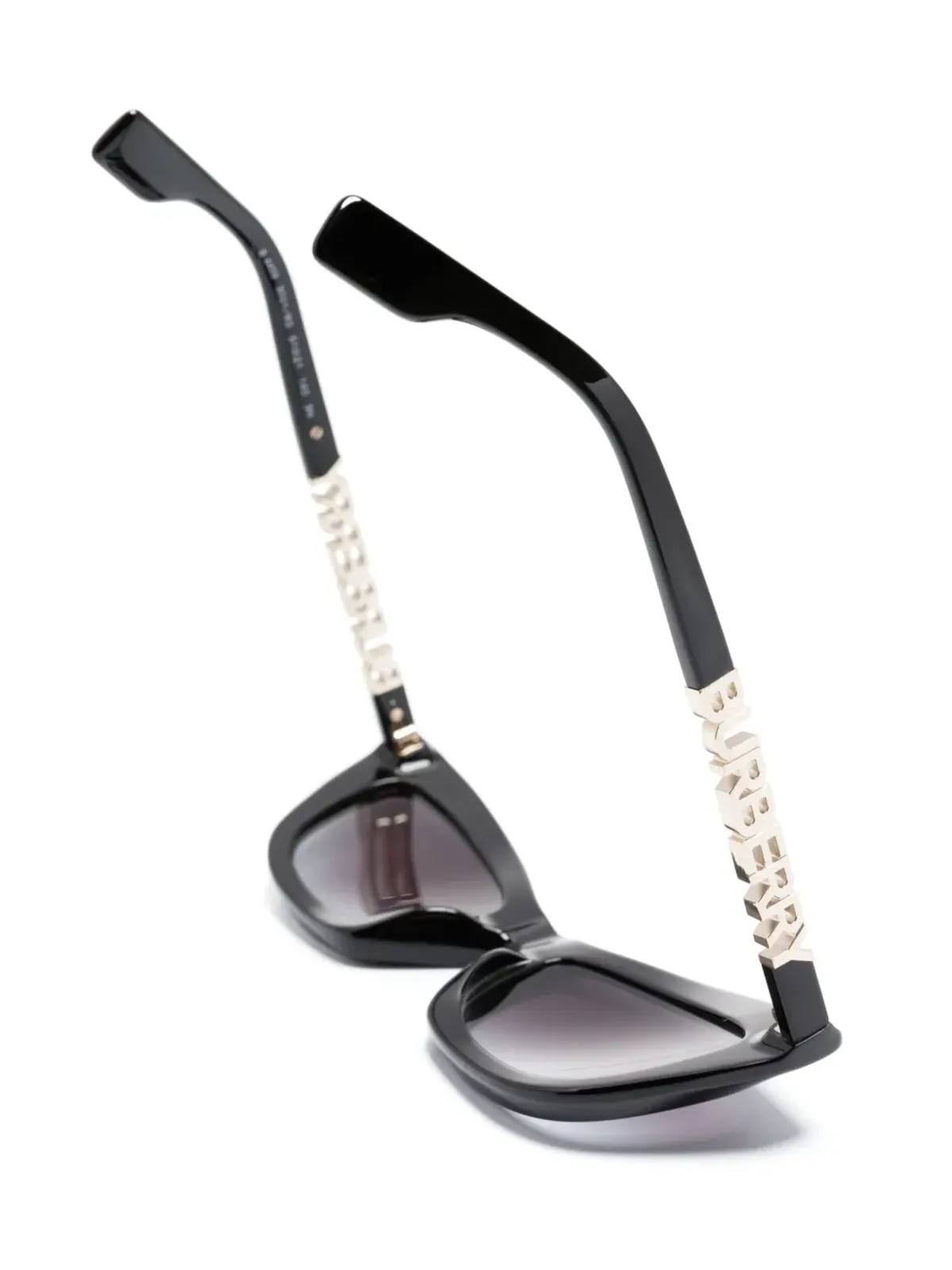 Burberry Eyewear ロゴプレート付きキャットアイフレームサングラス - 画像3