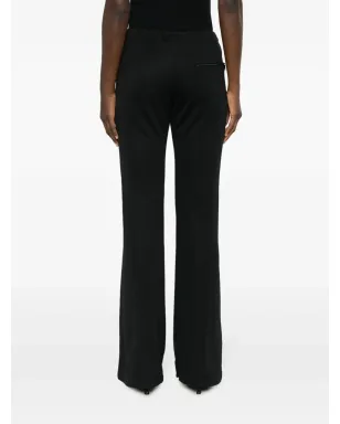 Courrèges ドローコード付き ブートカット トラックパンツ - ブラック - サムネイル4