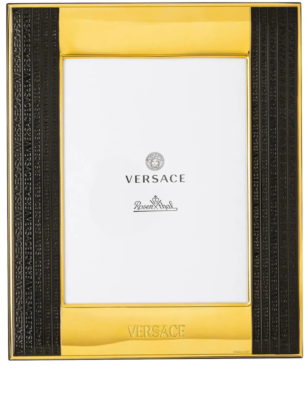 Versace x Rosenthal 長方形フォトフレーム（15cm×20cm）- ゴールド - 画像1