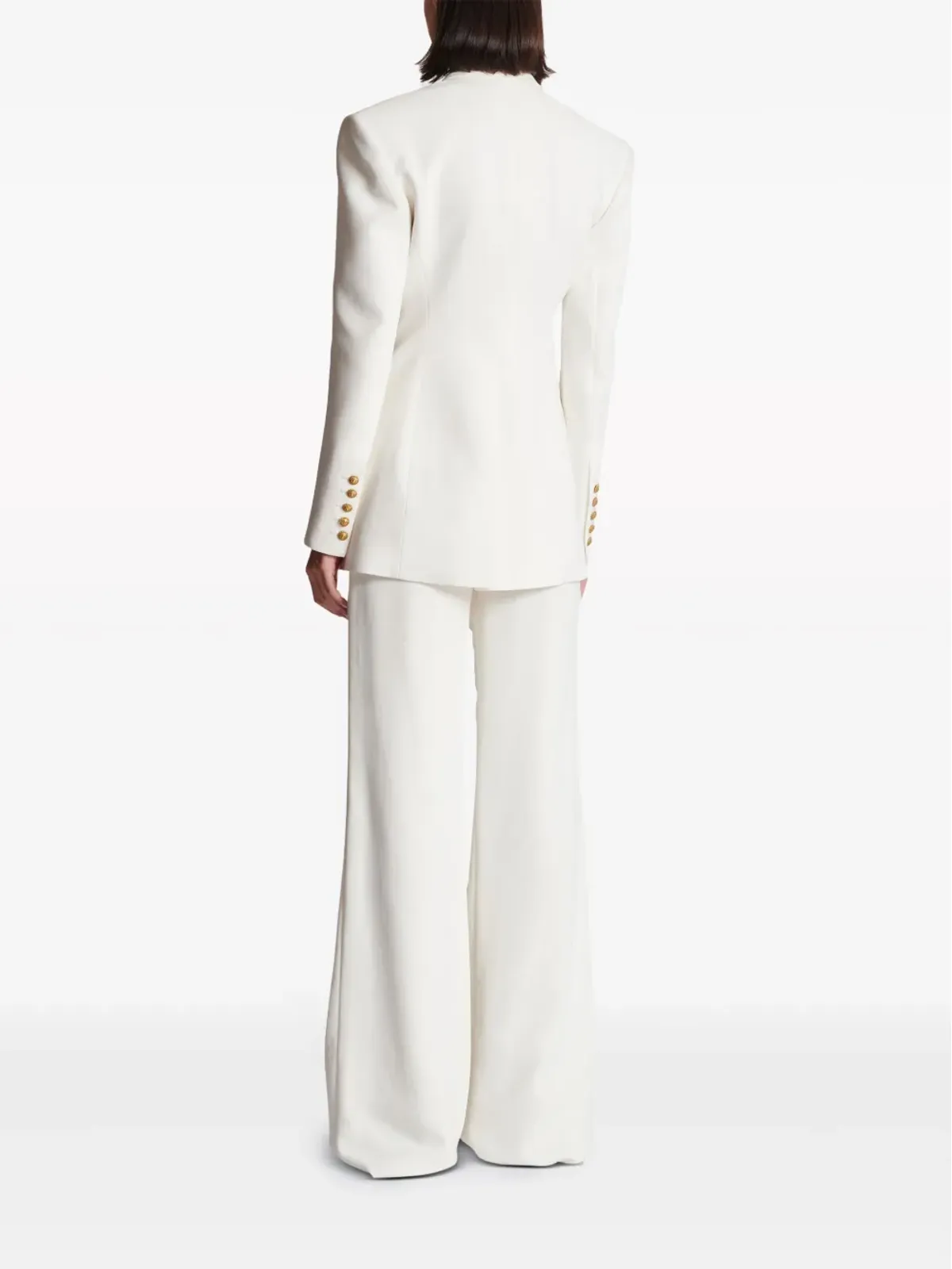 Balmain 2ボタン シングルブレスト クレープブレザー - 画像4