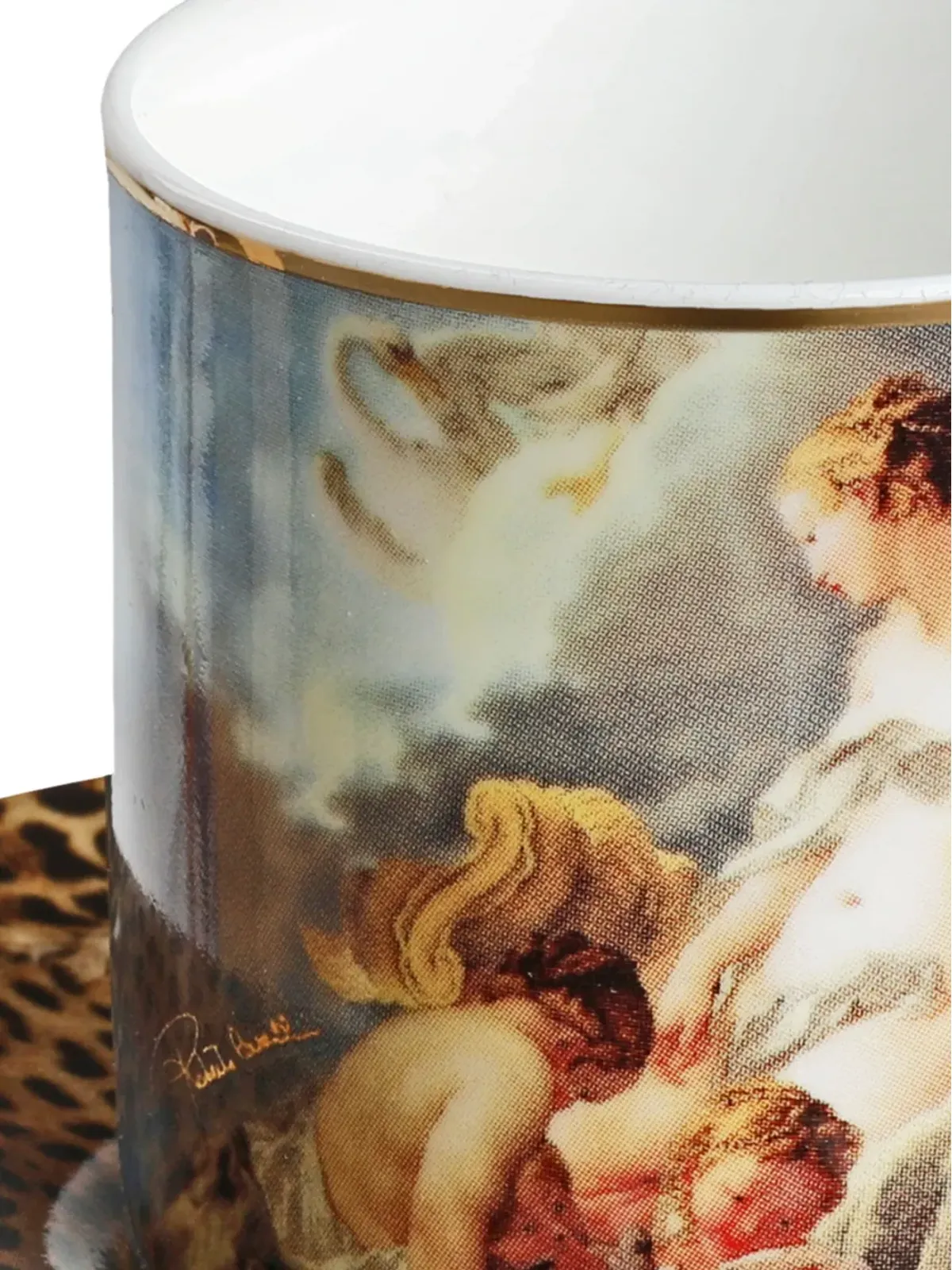 Roberto Cavalli Home ワイルド レダ ボーンチャイナ カップ セット（2客） - ブルー - 画像2