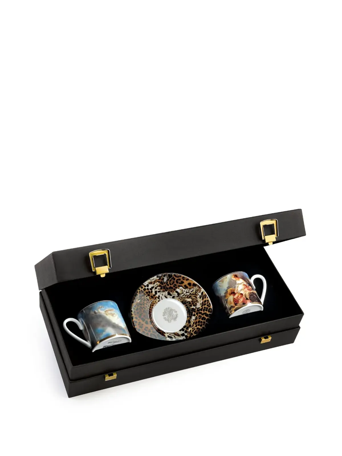 Roberto Cavalli Home ワイルド レダ ボーンチャイナ カップ セット（2客） - ブルー - 画像3