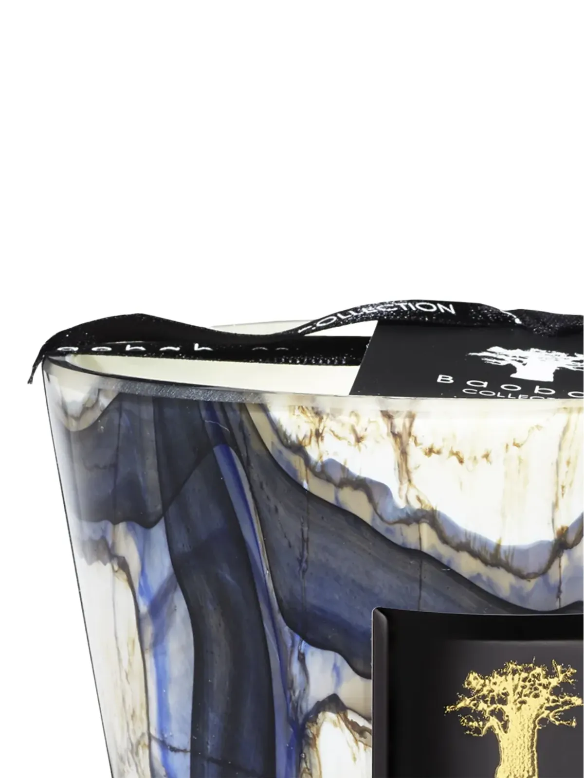 Baobab Collection 小さなストーンズ・ラズリ 香り付きキャンドル - ブルー - 画像2
