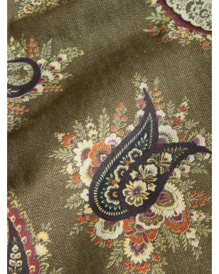 ETRO ペイズリープリント デニムシャツジャケット - グリーン - サムネイル5