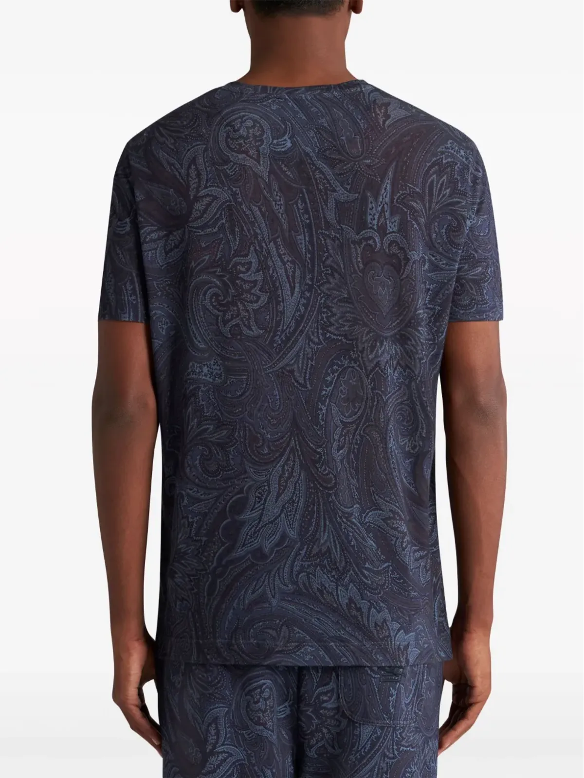 ETRO ペイズリー柄 半袖 Tシャツ - ブルー - 画像3