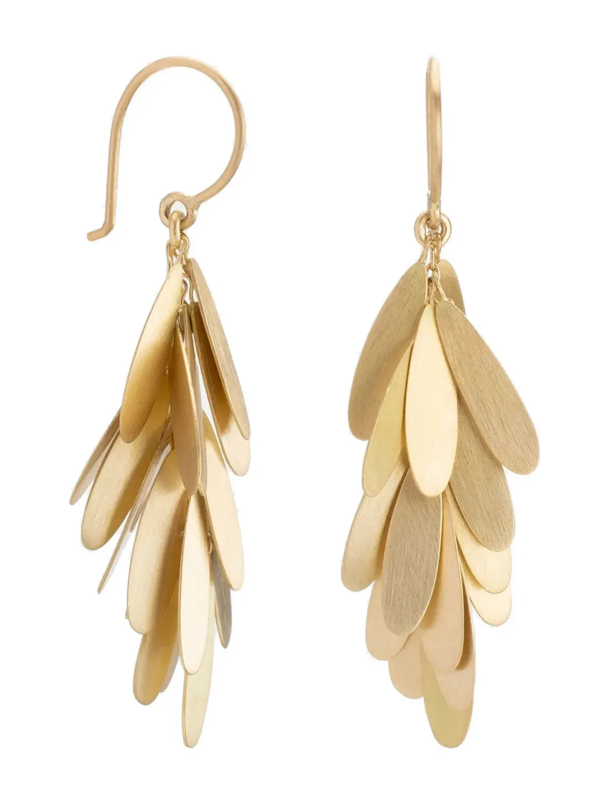 Sia Taylor 18kt yellow gold Daisy drop earrings - 画像1