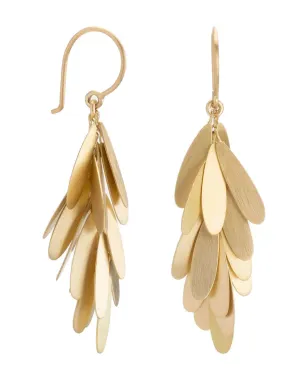 Sia Taylor 18kt yellow gold Daisy drop earrings - サムネイル1
