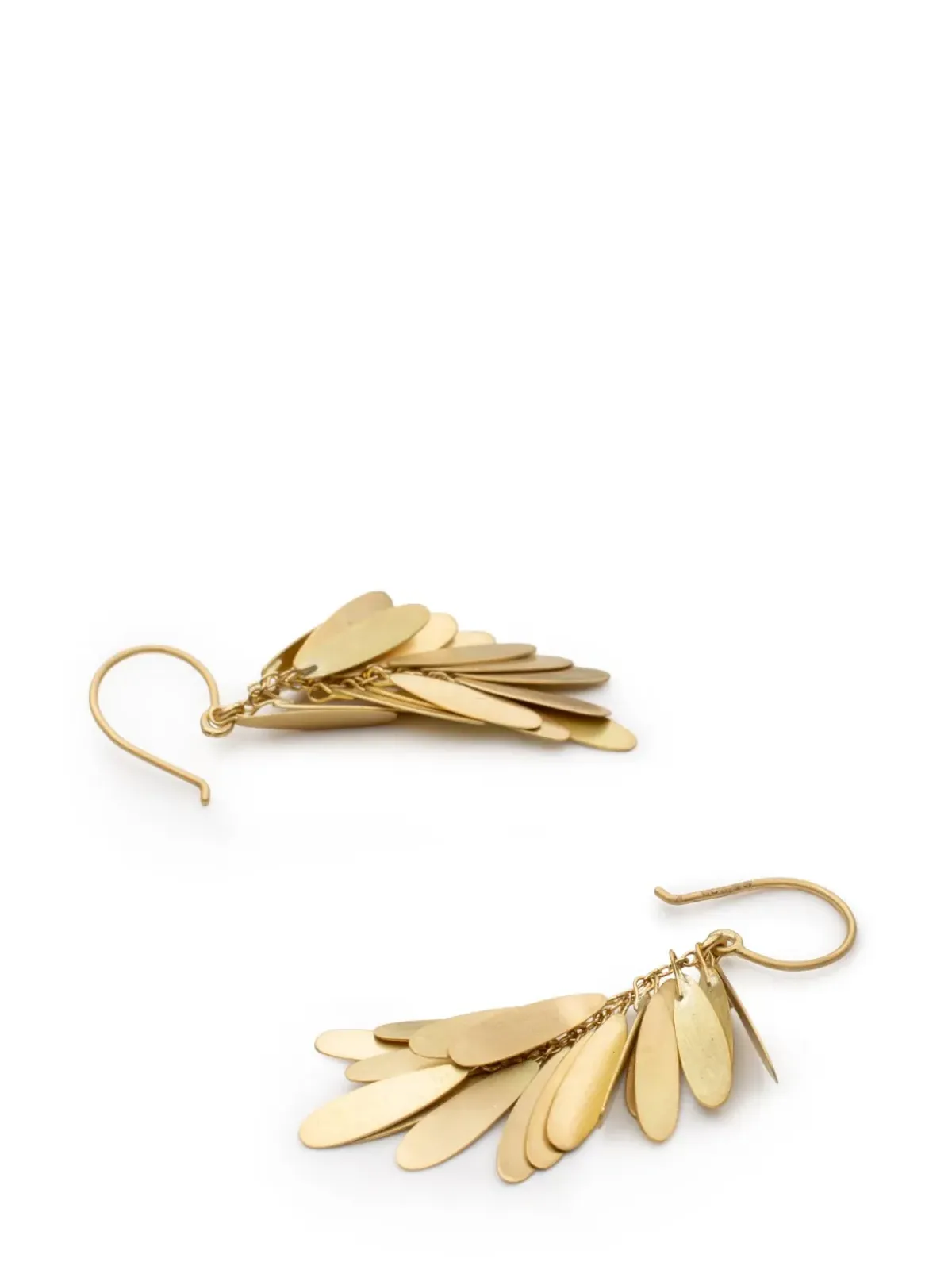 Sia Taylor 18kt yellow gold Daisy drop earrings - 画像2