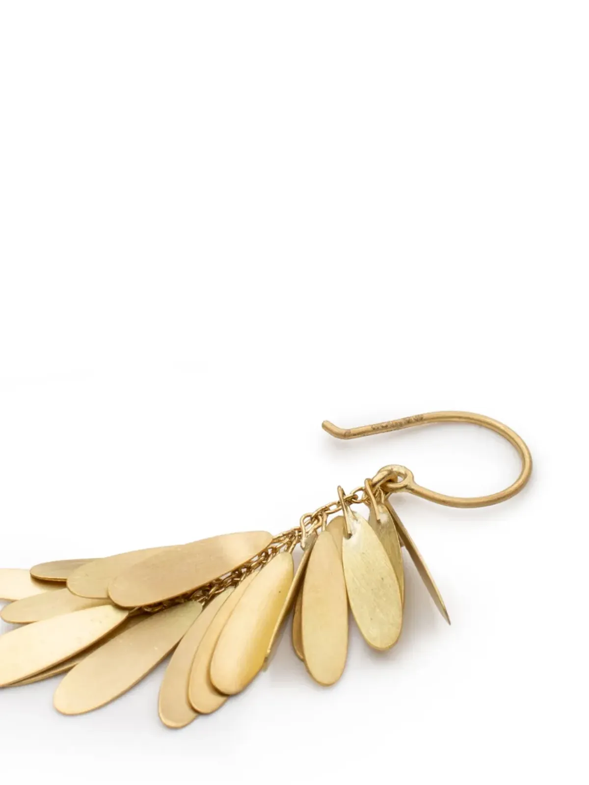 Sia Taylor 18kt yellow gold Daisy drop earrings - 画像3