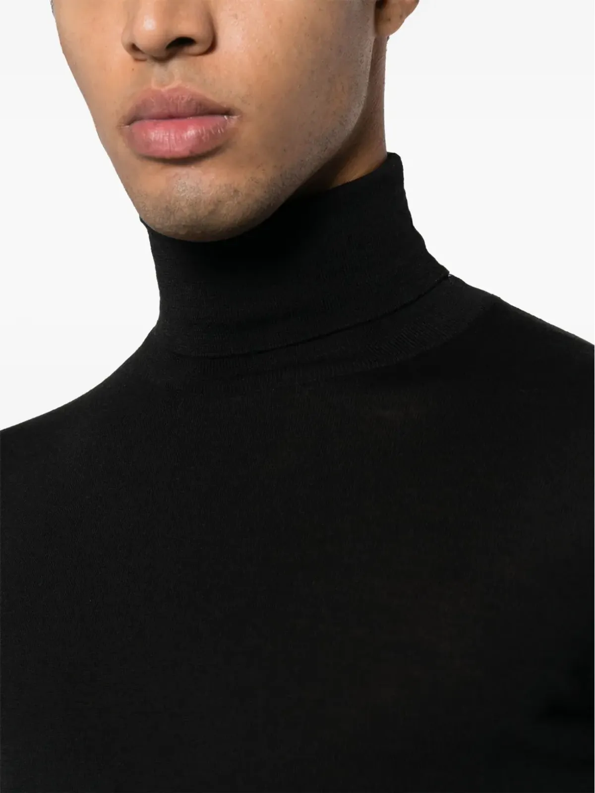 Piacenza Cashmere ロールネック ウール ジャンパー - 画像5