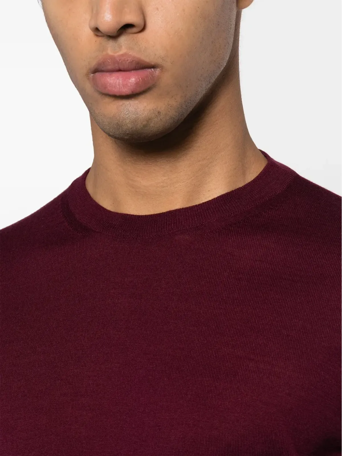 Piacenza Cashmere クルーネック ウールセーター - 画像5