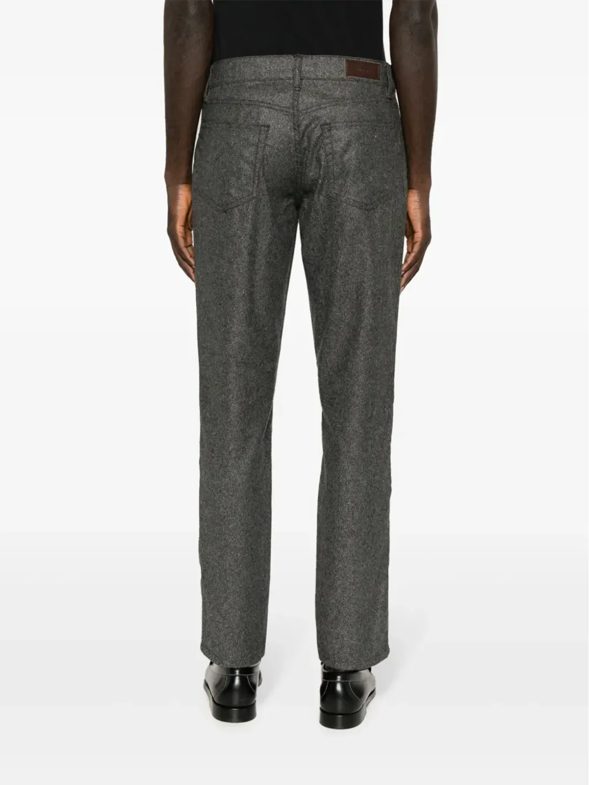 Hackett フランネル ロゴパッチ ストレートレッグ トラウザー - 画像4
