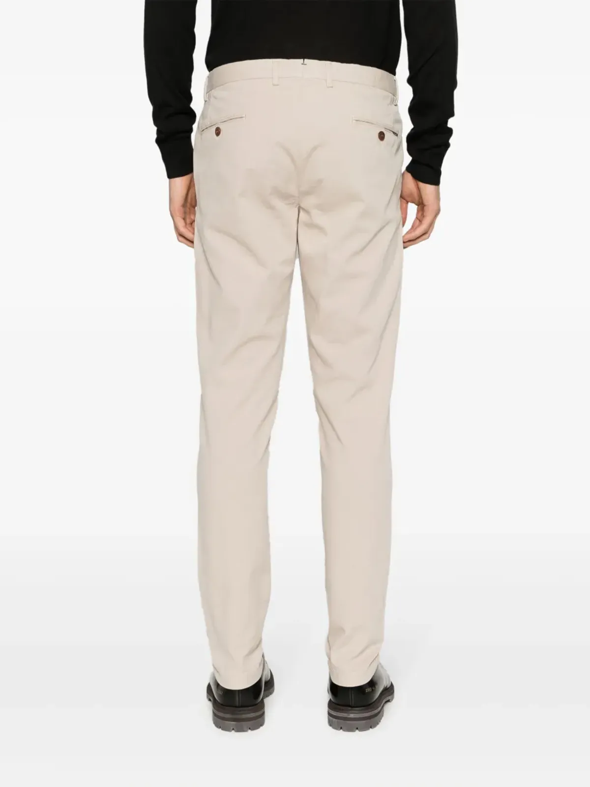 Hackett スリムレッグ コットン チノパンツ - ブラウン - 画像4