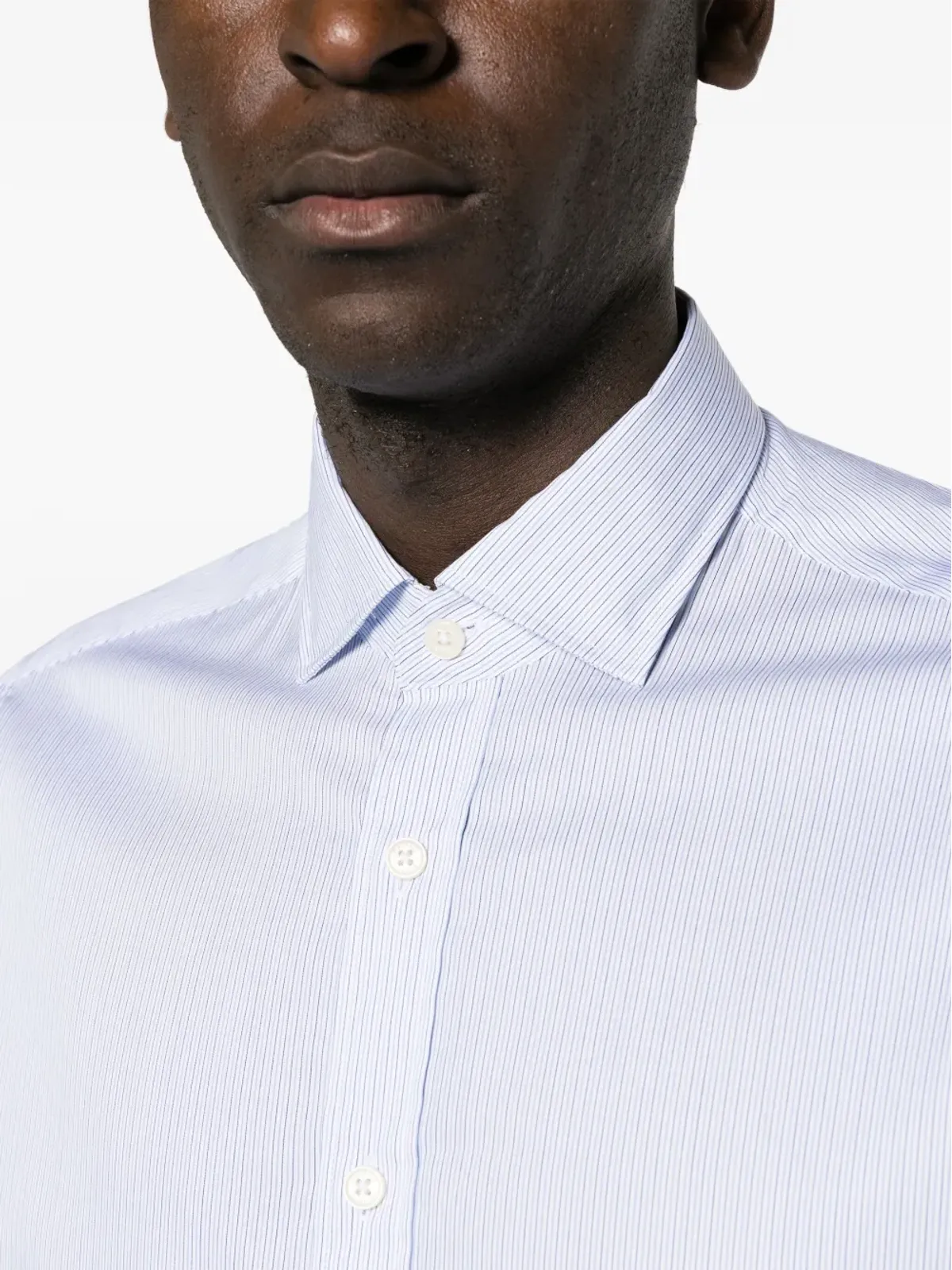 Hackett ストライプ入りコットンシャツ - 画像5