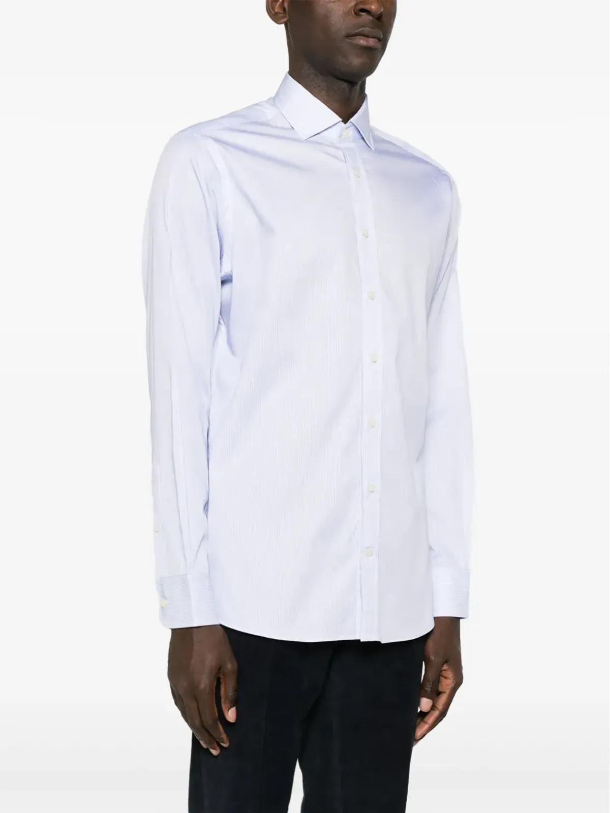 Hackett ストライプ入りコットンシャツ - 画像3