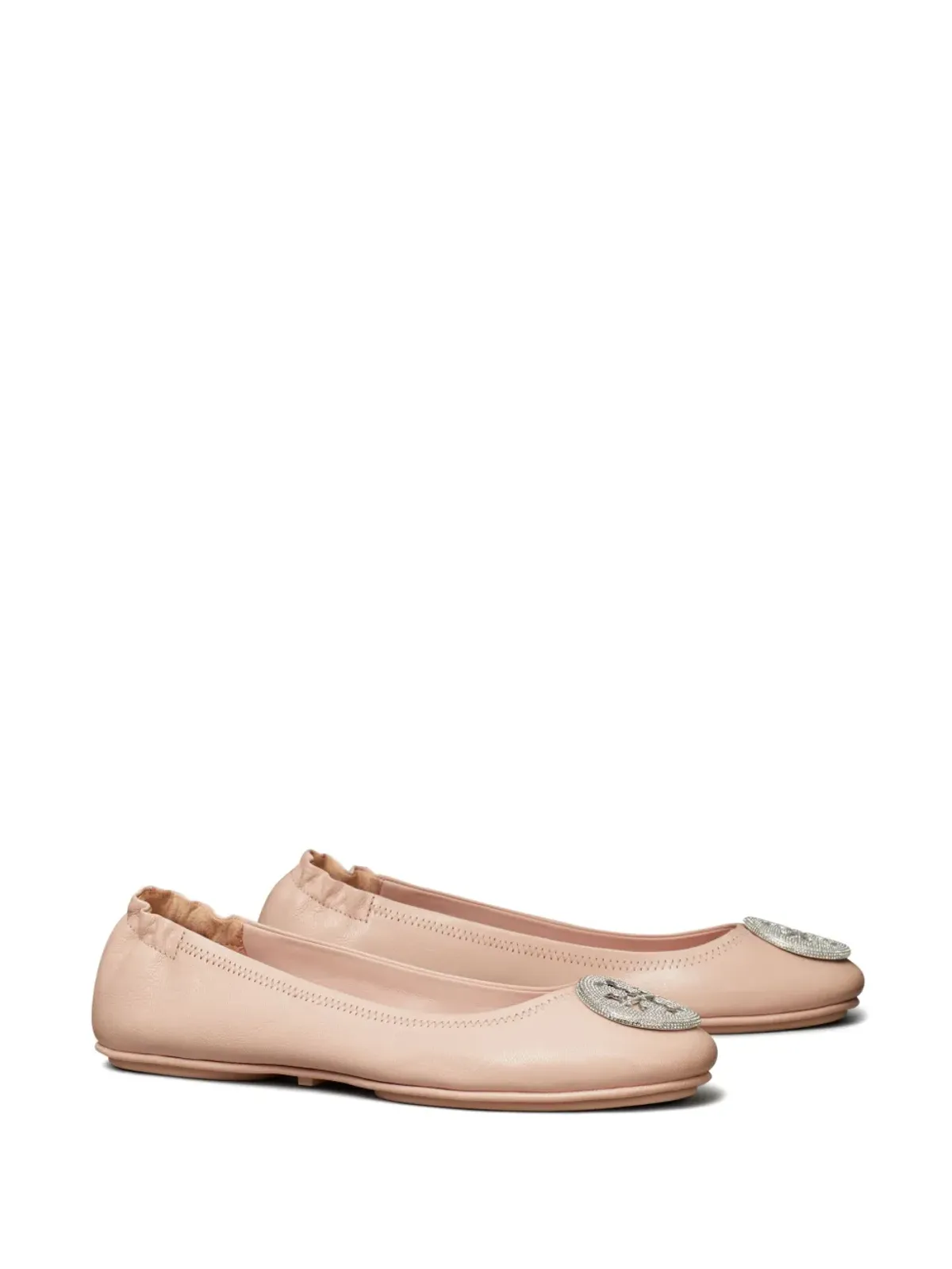 Tory Burch Minnie Travel レザー バレリーナ シューズ - 画像2