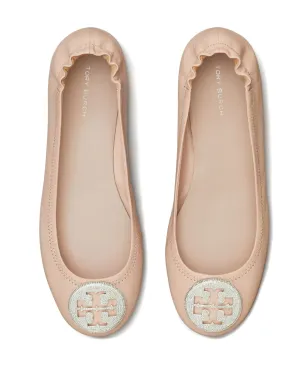Tory Burch Minnie Travel レザー バレリーナ シューズ - サムネイル3