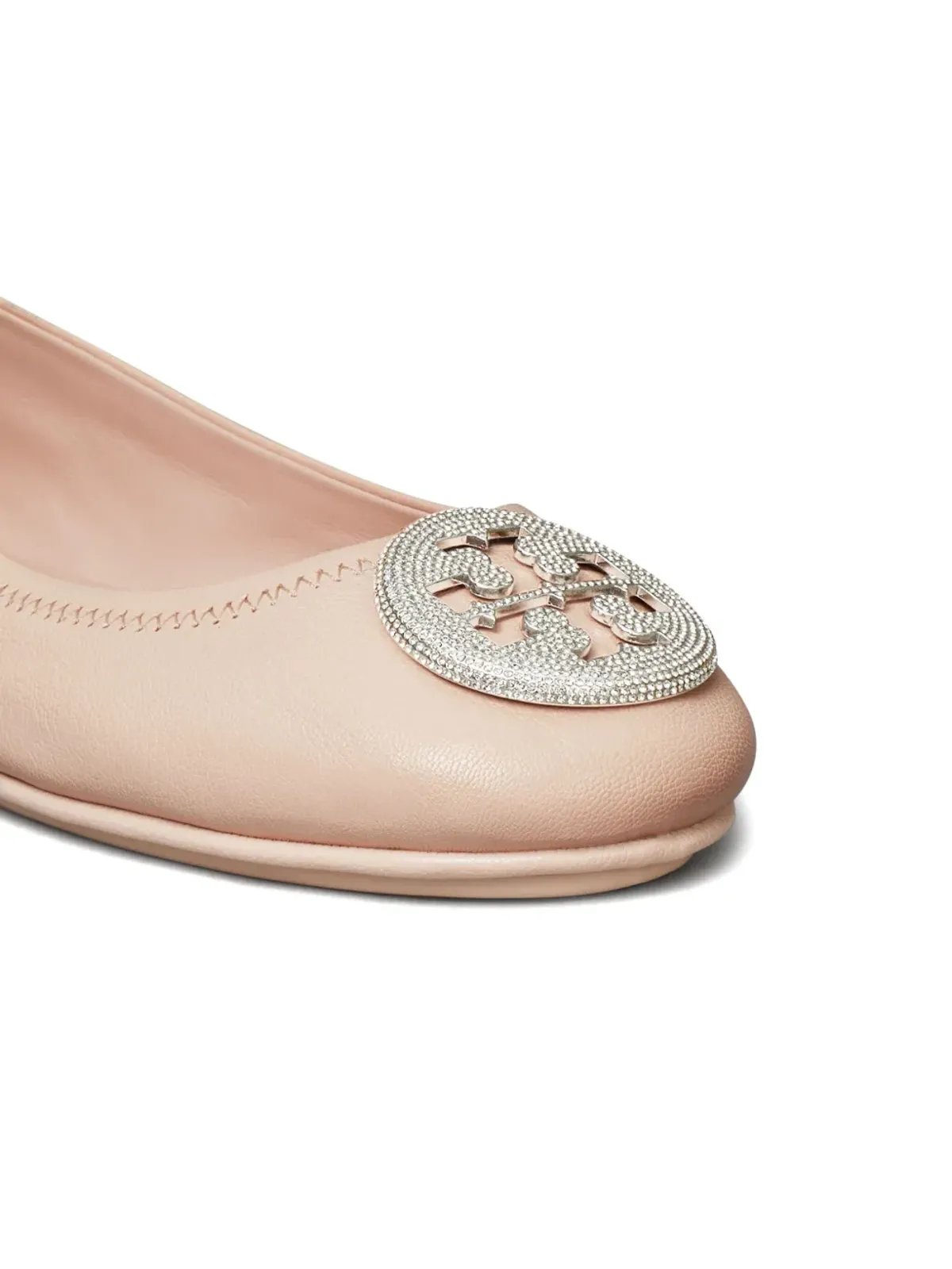 Tory Burch Minnie Travel レザー バレリーナ シューズ - 画像4